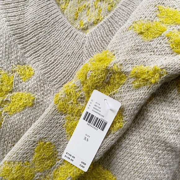 Anthropologie Lucila pullover floral Sweater NEW with tag XS - Picture 3 of 13